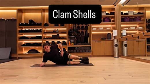 Bodhizone Health, LLC on Instagram: "Clamshell Exercise: The clamshell is a fundamental exercise crucial for strengthening the hip abductors, primarily targeting the gluteus medius and minimus muscles. Developing strength in these often-weakened muscles is vital for stabilizing the pelvis and preventing the hips from tilting while walking or running. This improved stability can effectively mitigate common issues like knee pain, IT band syndrome, and lower back discomfort. As a low-impact exercis