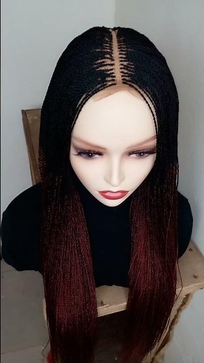 micro twist braid wig