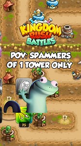 1 Tower Spammers be like... Get Kingdom Rush Battles Now! Google Play: https://bit.ly/krb_android App Store: https://loom.ly/px_AsR0 | Ironhide Game Studio