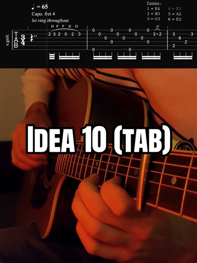 Acoustic Guitar Tutorial: Idea 10 Explained