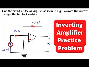Find the output of the op amp circuit shown in Fig. Calculate the current through the feedback resis