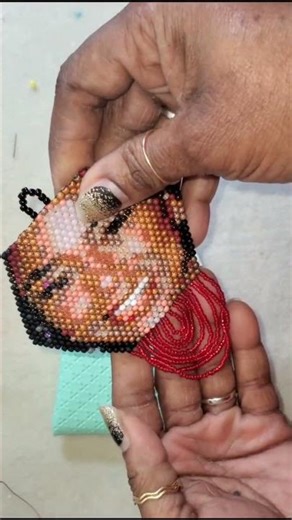 A cute pouch for my beaded designs.