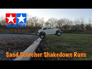 Tamiya Sand Scorcher Shake Down BASH!!