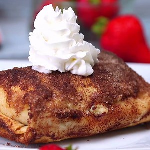 6.4K views · 41 reactions | This Strawberry Cheesecake Chimichangas...