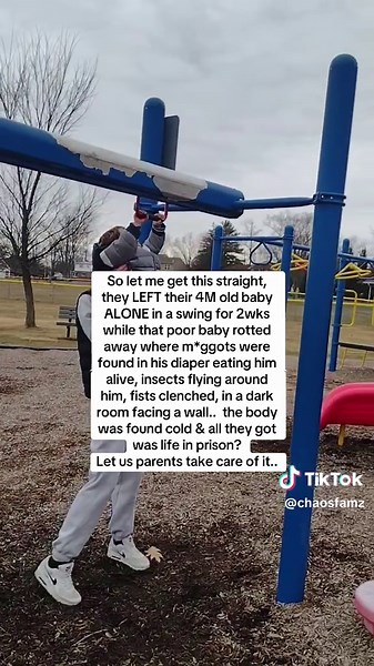 He was a baby who could not advocate for himself. He was entirely dependent on the people who were supposed to love him most.. 💔 Four-month-old Sterling Daniel Koehn was found deceased in a motorized baby swing in a remote, sweltering bedroom of his parents' apartment. While his parents, if that’s what we should even call them… Zachary Koehn and Cheyanne Harris, lived in the same home and cared for their older daughter, Sterling was left alone for 2wks. no sentence can undo the terror that baby