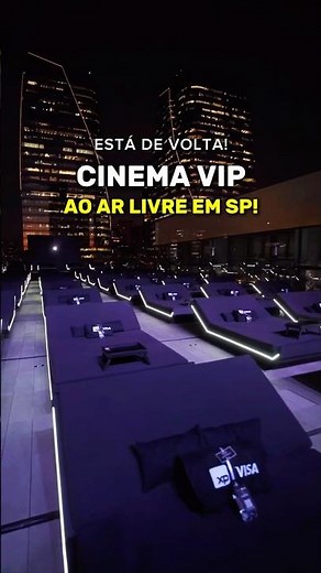 CINEMA VIP AO AR LIVRE POR R$ 300! CINE VISTA 2026
