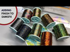 Applying Finish to Your SAMSFX Versa Thread Wraps: Custom Rod Building
