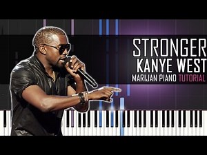 How To Play: Kanye West - Stronger | Piano Tutorial