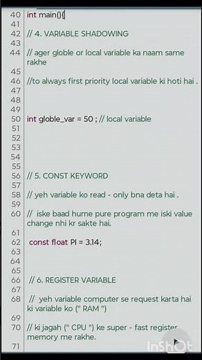 C Variables Explained 🔥 Global, Static, Auto, Const & Register Variable in One Program 🚀