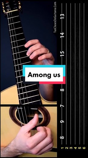 Among Us Guitar Tab Tutorial