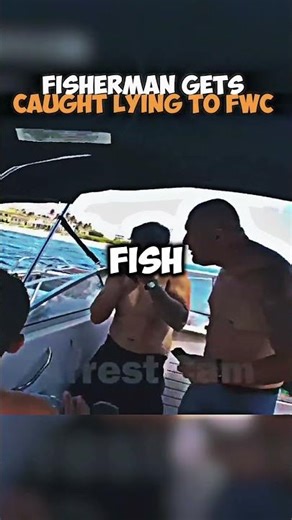 Fisherman Gets Caught Lying To FWC 😳 #shorts