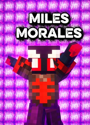 Minecraft: MILES MORALES Armor Trim #minecraft #minecraftmemes #minecrafthacks