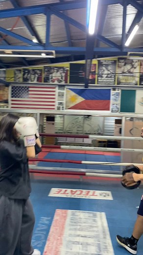 Firts time nya mag boxing Karla Michelle Madarang at Maic's GYM #everyoneシ゚ #highlightsシ゚ #follower | Yobiedod Sniper Oibarga