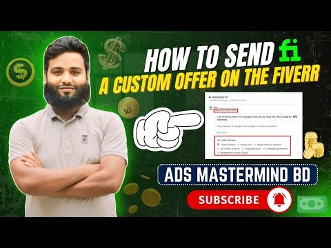 How to send a custom offer on fiverr | quick guide | custom offer tutorial 2025 | beginner tutorial