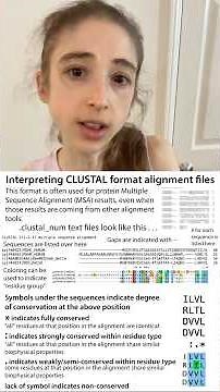 Interpreting CLUSTAL format protein alignment files – notation and color scheme