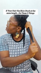 5 things that can help with length retention. Check the pinned comments 📌 | Hair Tips & Lifestyle