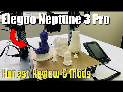 Elegoo Neptune 3 PRO - Honest Review + Timelapse Mod