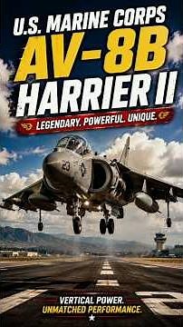 The Incredible U.S. Marine Corps AV-8B Harrier II in Action