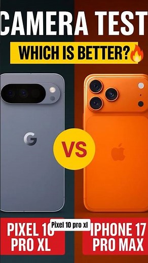 Pixel 10 Pro XL vs iPhone 17 Pro Max 📸 Camera Test!iPhone 17 #pixel10proxl #iphone17promax #