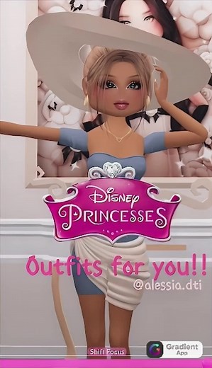Disney princess dti for u!! 💕💗#dti#dressroimpress#fyp#disneyprincesses#disney#likes
