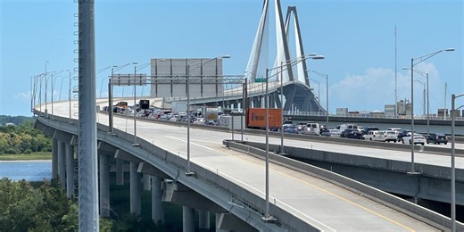 Container ship stuck on ‘full throttle’ prompted temporary Ravenel Bridge closure