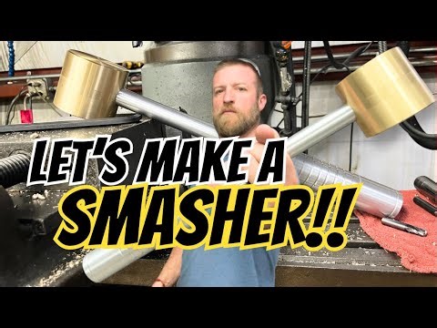 Scrap Turned Into EPIC Hammer Build 🔨 Step By Step Process 🔥 #maker #hammer #hammertime