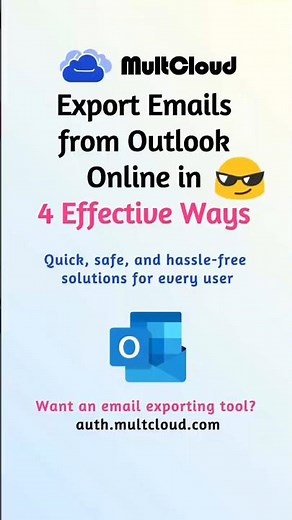 Export Emails from Outlook Online in 4 Effective Ways