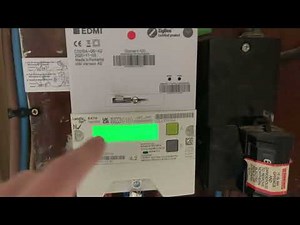 How to get a electricity meter reading on a Landis GYR+ E470