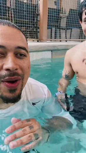 Somebody please remind me to never go swimming with him EVER again 🥲 #swimming #swimmingpool #underwaterlife #underwaterphoto #lmao | MightyDuck