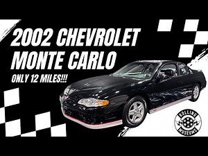 2002 Monte Carlo SS with 12 miles!