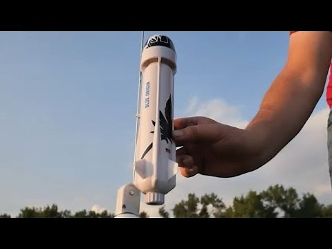 Estes Rockets - Blue Origin New Shephard Model Rocket Launch #estes #modelrocket #modelrockets