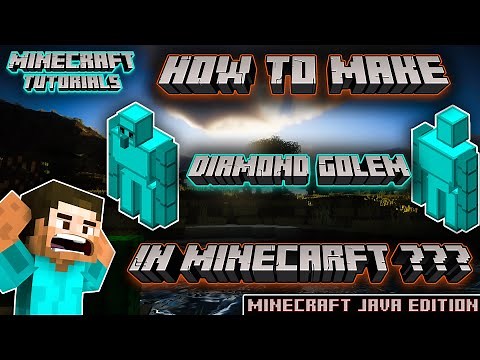 How to make a Diamond Golem in Minecraft?