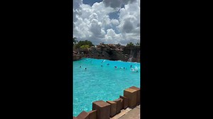 Guests enjoy legendary wave pool at Disney's Typhoon Lagoon in Orlando, USA