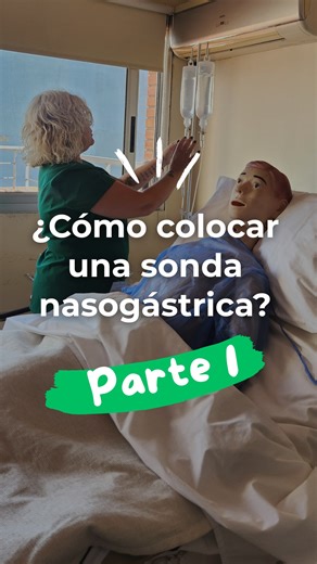 Escuela Católica de Enfermería on Instagram: "👱‍♀️Vero nos enseña cómo colocar una sonda nasogástrica. ¡No te vayas, el procedimiento sigue en el próximo video! ➡️ #enfermería #ece90añoscontigo #saludybienestar"