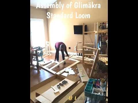 Assembly of Glimäkra Standard loom