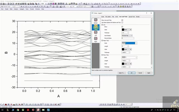 用Origin生成CASTEP计算出的能带图