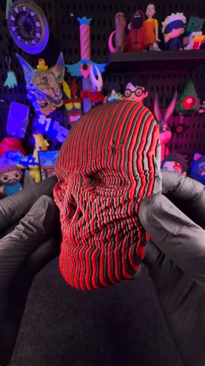 NK3DLab on Instagram: "3D Printed Vecna Fidget🔥 📁Model STL: Link in bio 🧶Filament: @sunlu_official PLA 👉All products via link in bio! Don’t forget to like, subscribe, and comment on what to print next!✨ #3dprint #strangerthings #vecna #fidget #asmr"