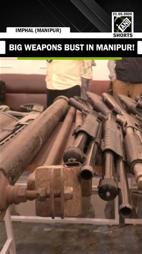 Security Forces recover huge cache of Arms & Explosives in joint operation in Manipur