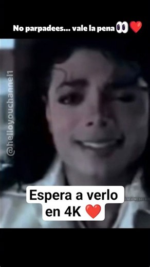 Así se ve Michael en 4K 👑❤️ #MichaelJackson #KingOfPop #MichaelJacksonFans #4K #Remastered #MJ