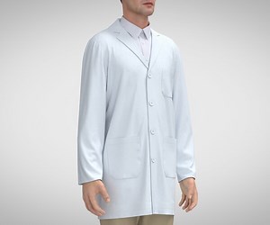 ArtStation - Lab Coat 2, Marvelous Designer, Clo   obj, fbx | Resources
