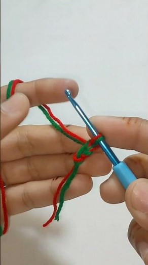 Two Color Crochet Chain Tutorial Easy Braided Foundation Chain for Beginners