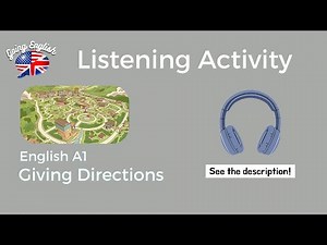 🎧 Listening Activity - Giving Directions (Only Audio) | ESL Listening Test (A1–A2 Level)