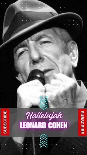 Leonard Cohen - Hallelujah #leonardcohen #hallelujah #lyrics