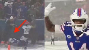 NFL Videographer ROCKED By Stefon Diggs While Standing In For Shot