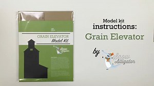 Grain Elevator model kit