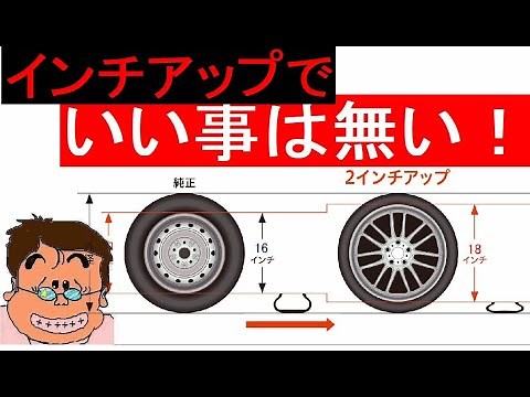インチアップの欠点 #インチアップ#インチアップの欠点#車好き#ブレーキ#燃費#乗り心地#タイヤサイズ