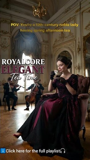 POV: You're a 19th-century noble lady having spring afternoon tea