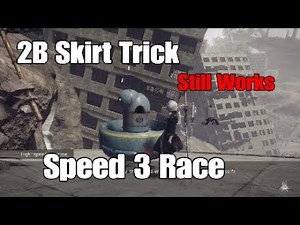 Speed Star 3 - 2B Skirt Trick Explained - Nier Automata