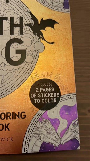 Fourth Wing Coloring & Sticker Book – A Creative Adventure