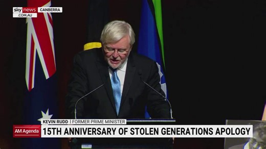 Kevin Rudd commemorates 15th anniversary of national Stolen Generations apology